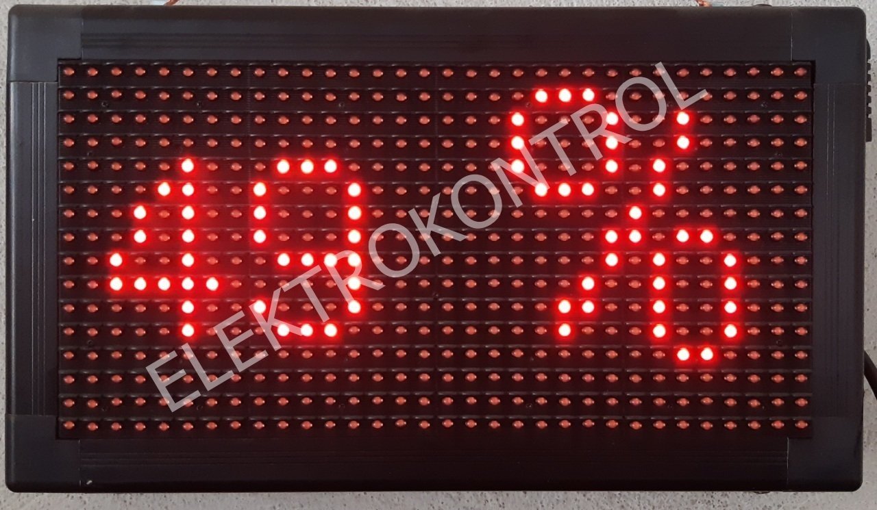 DT2137R10  Saat, Derece, Nem, Yazı Paneli