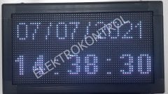 DT2137RGB5   Renkli Saat, Derece, Nem, Yazı Paneli