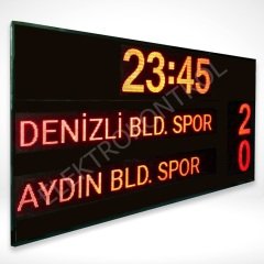 ELK 5348 400CM X 200CM ÇİFT SATIRLI FUTBOL SKORBORDU