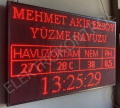 HAVUZ BİLGİLENDİRME PANOSU 165 CM X 101 CM